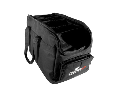 Chauvet CHS30 Soft Storage Bag - VIP Gear Bag for 4pc SlimPAR Pro Sized Fixtures - Deck Converters