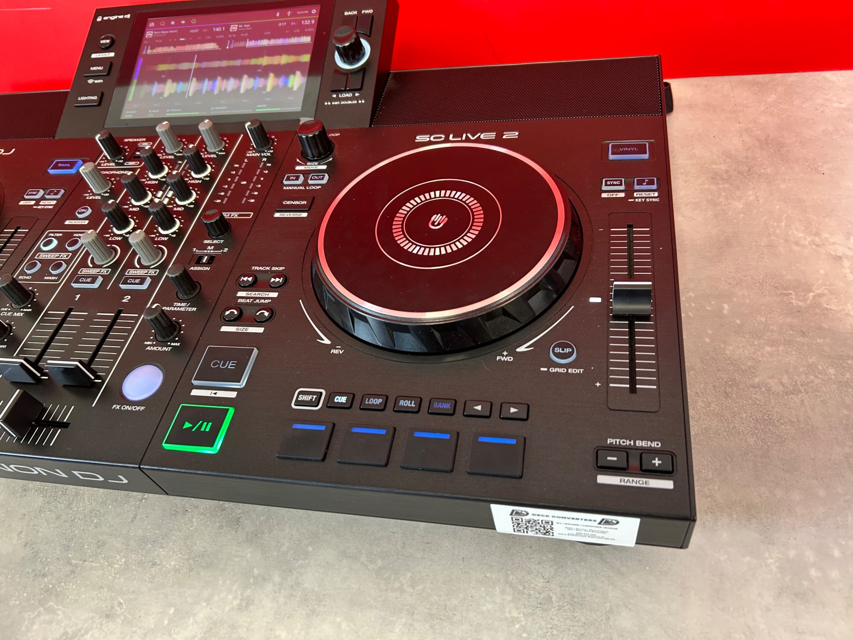 Denon DJ SC LIVE 2 - 2-Deck Standalone DJ Controller Pre Owned - Deck Converters