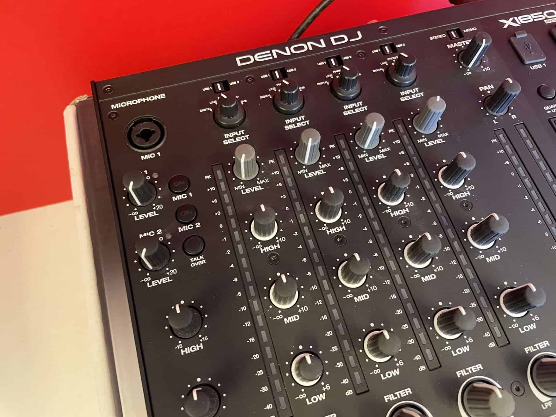 Denon DJ X1850 Prime Club Mixer Boxed Mint - Deck Converters