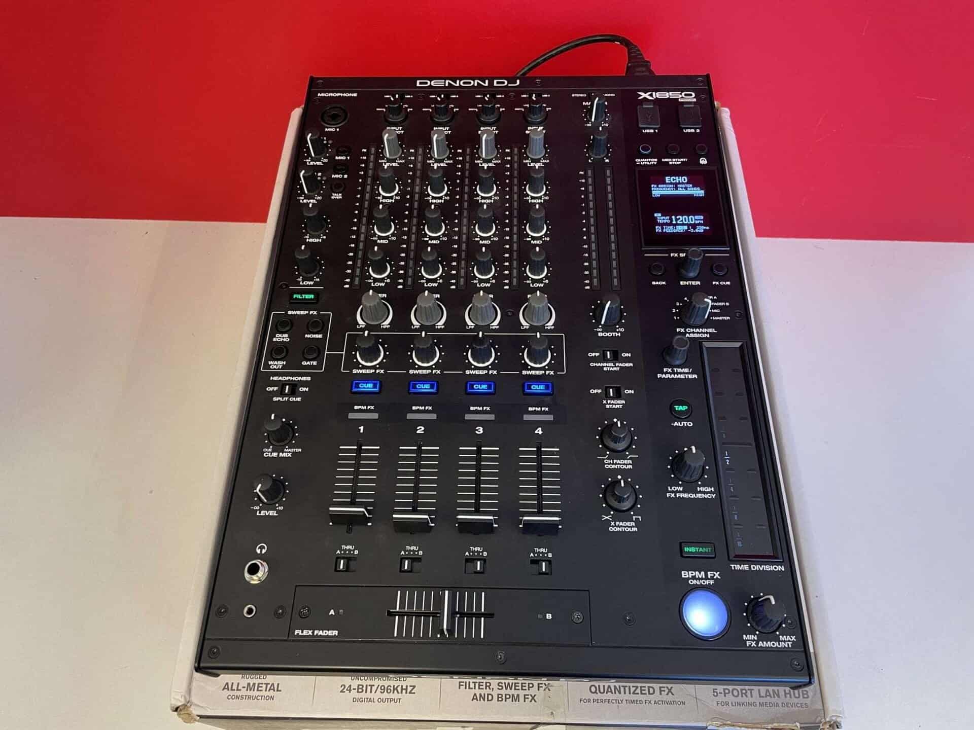 Denon DJ X1850 Prime Club Mixer Boxed Mint - Deck Converters