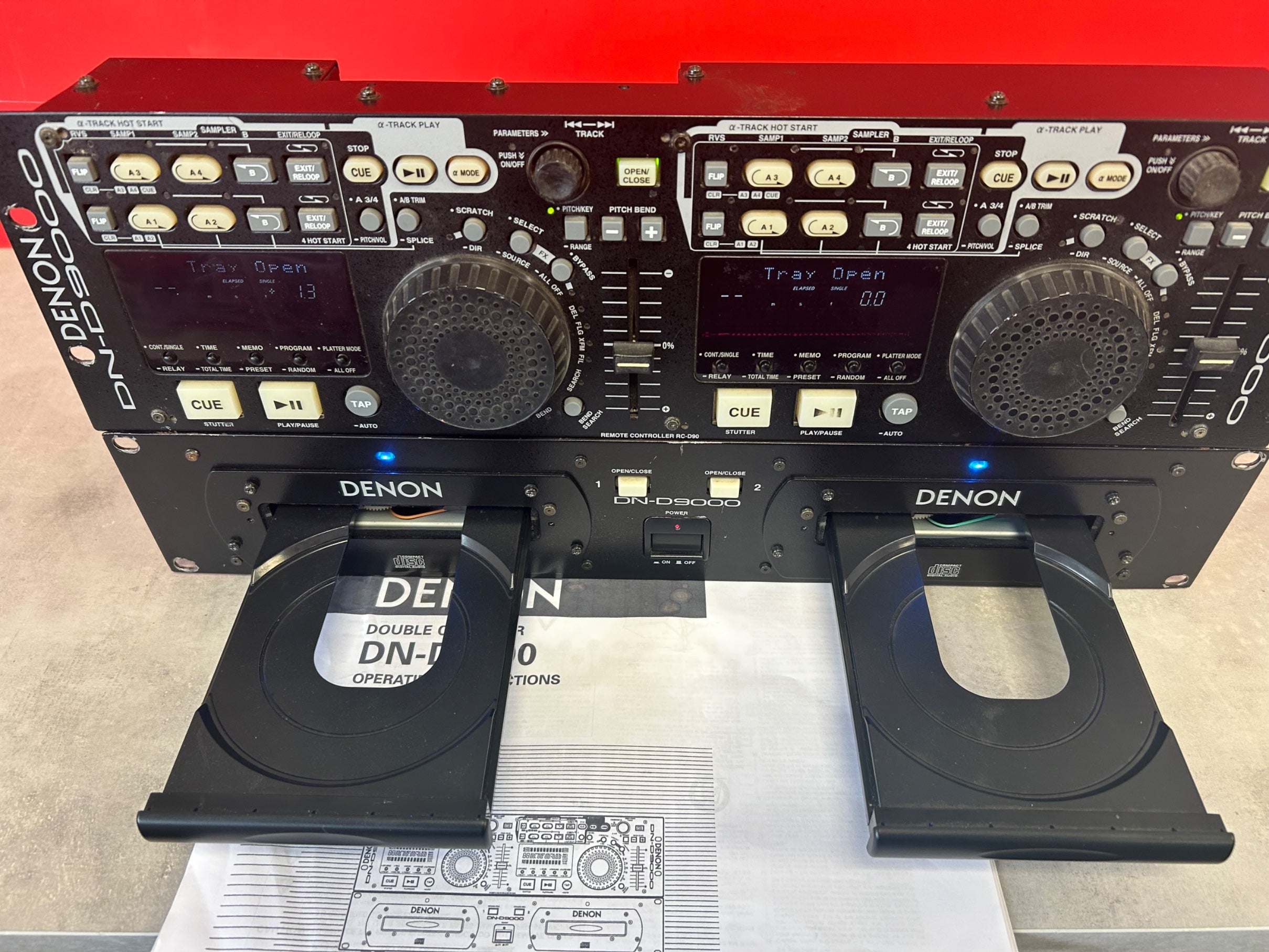 Denon DN D9000 Professional Twin CD Player - Pre Owned - Deck Converters