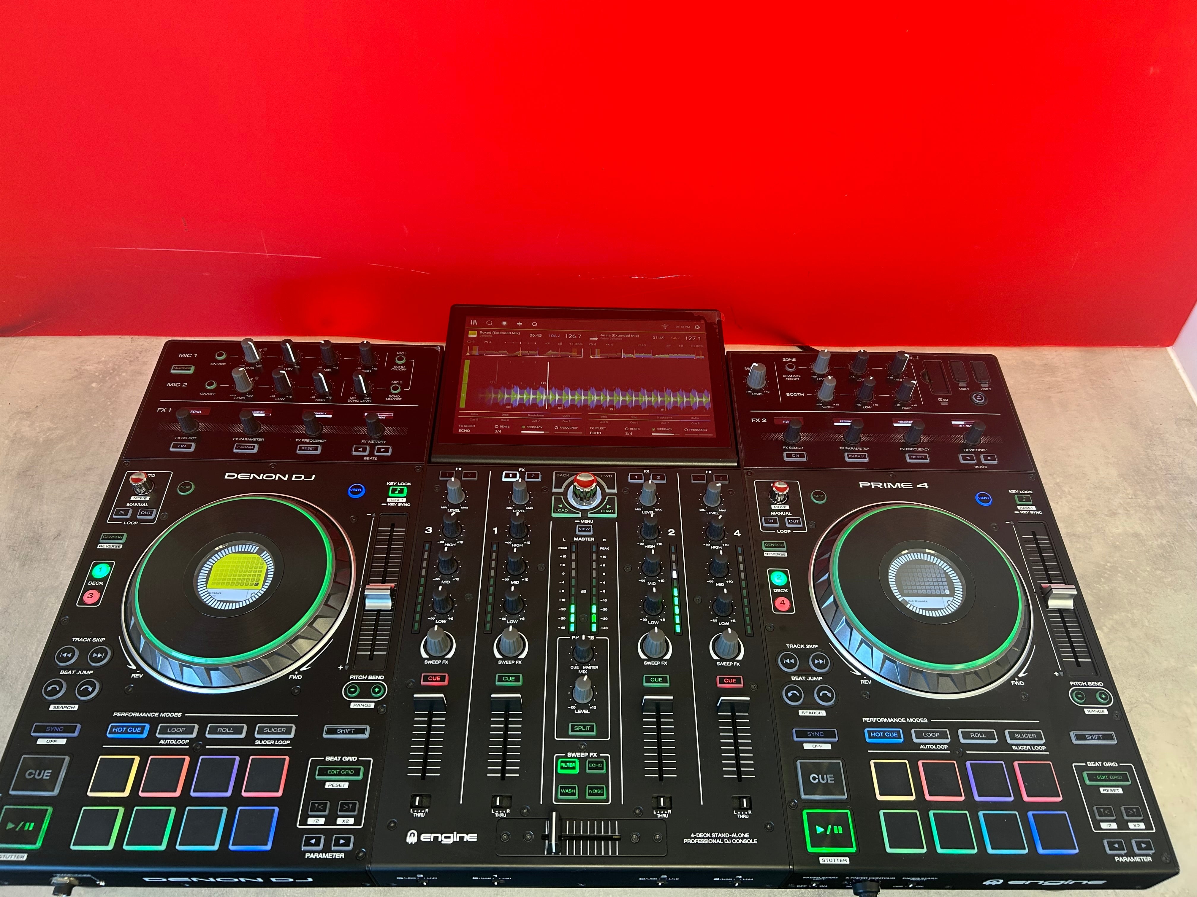 Denon Prime 4 Standalone DJ Controller - Deck Converters