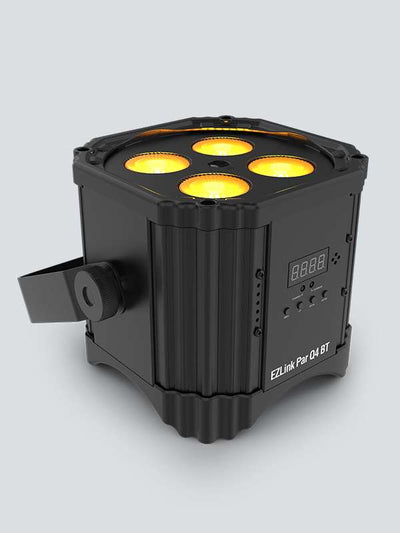 EZLink Par Q4 BT Wireless Battery RGBA LED PAR Uplighter BLK - Deck Converters