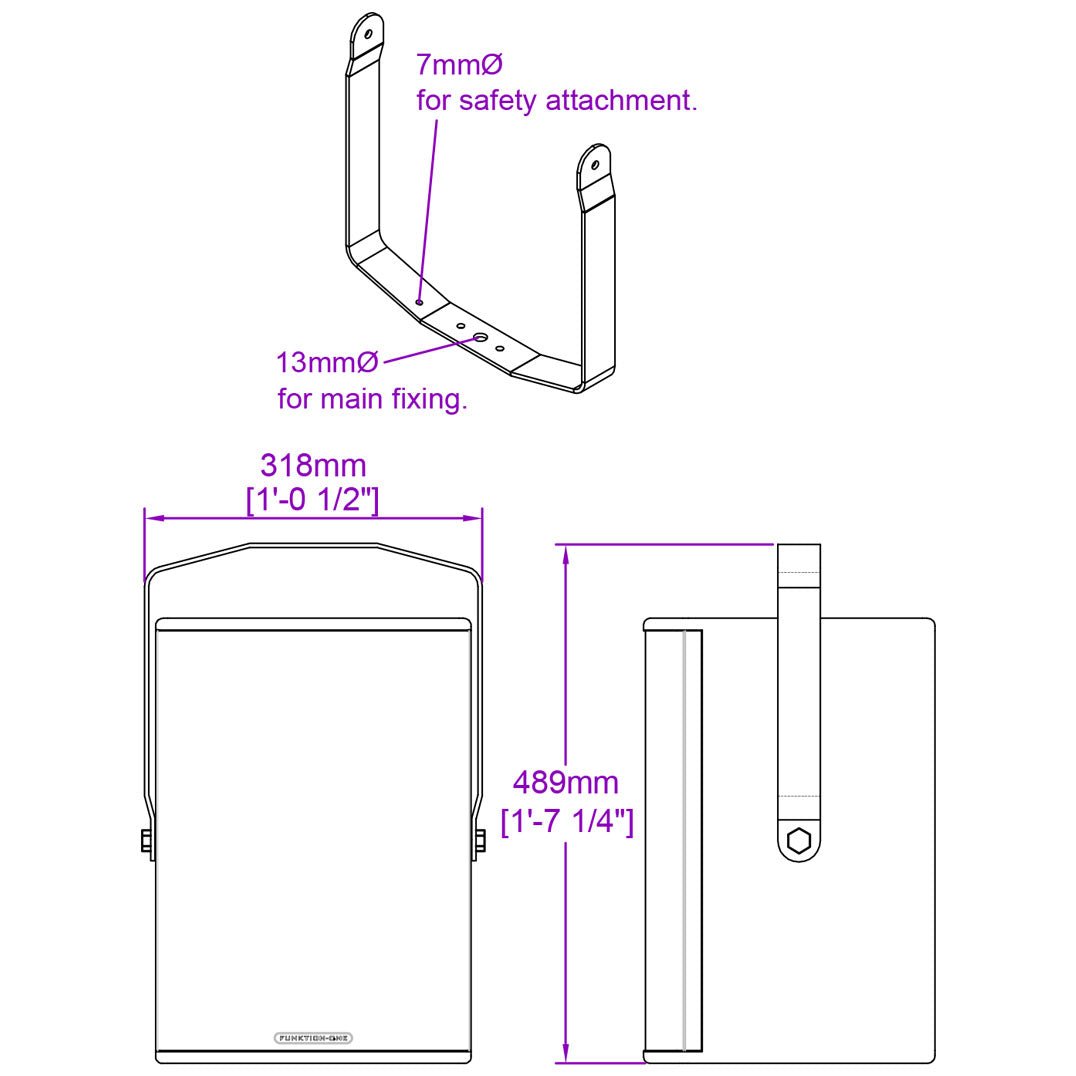 F101 Yoke Kit (x2) - Black - M/S (Pair) - Deck Converters