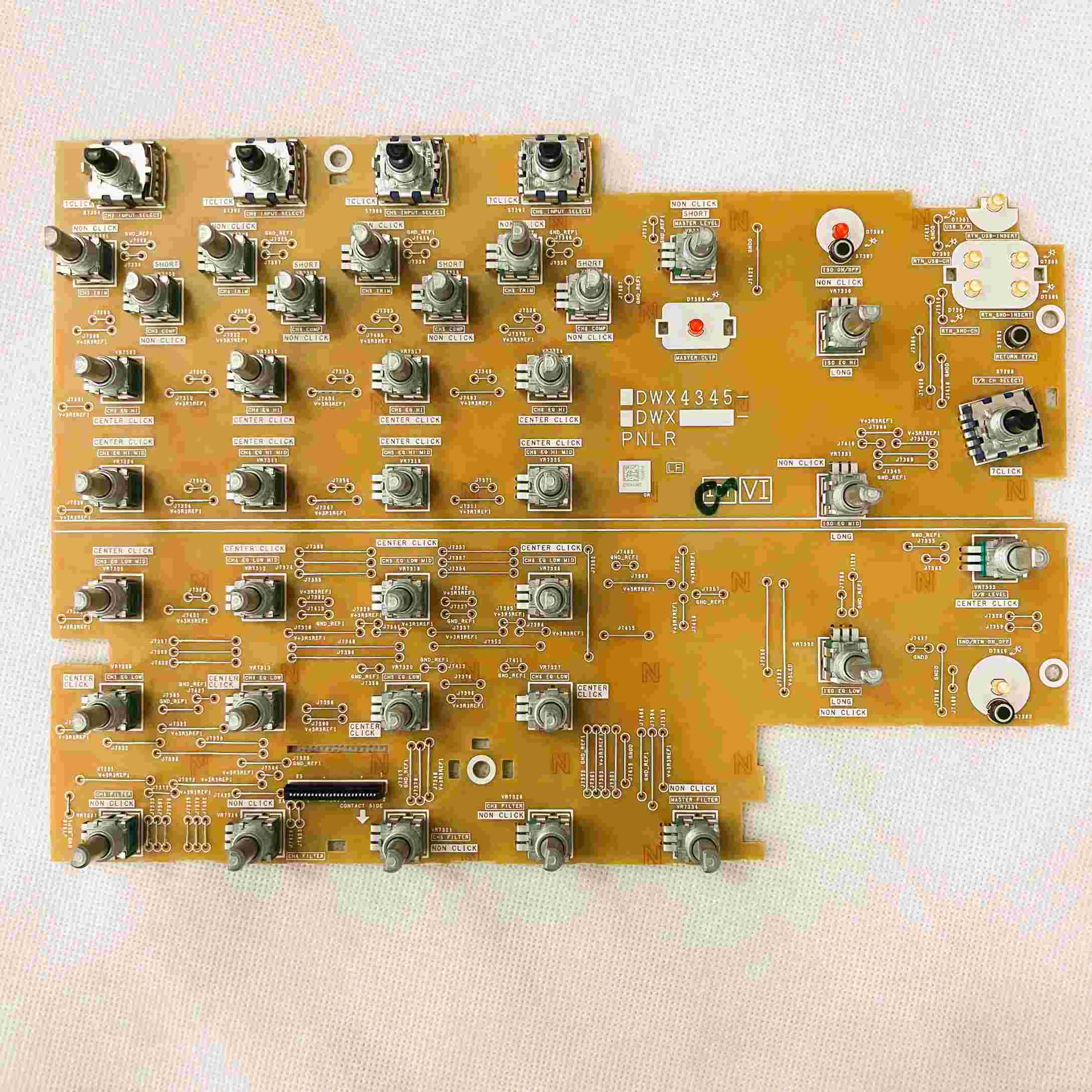 Pioneer DJ DWX4345 PNLR ASSY DJM V10