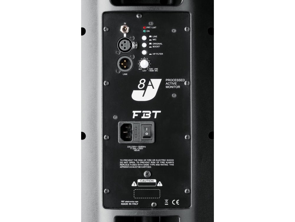 FBT Audio J 8A Active Speaker - Deck Converters