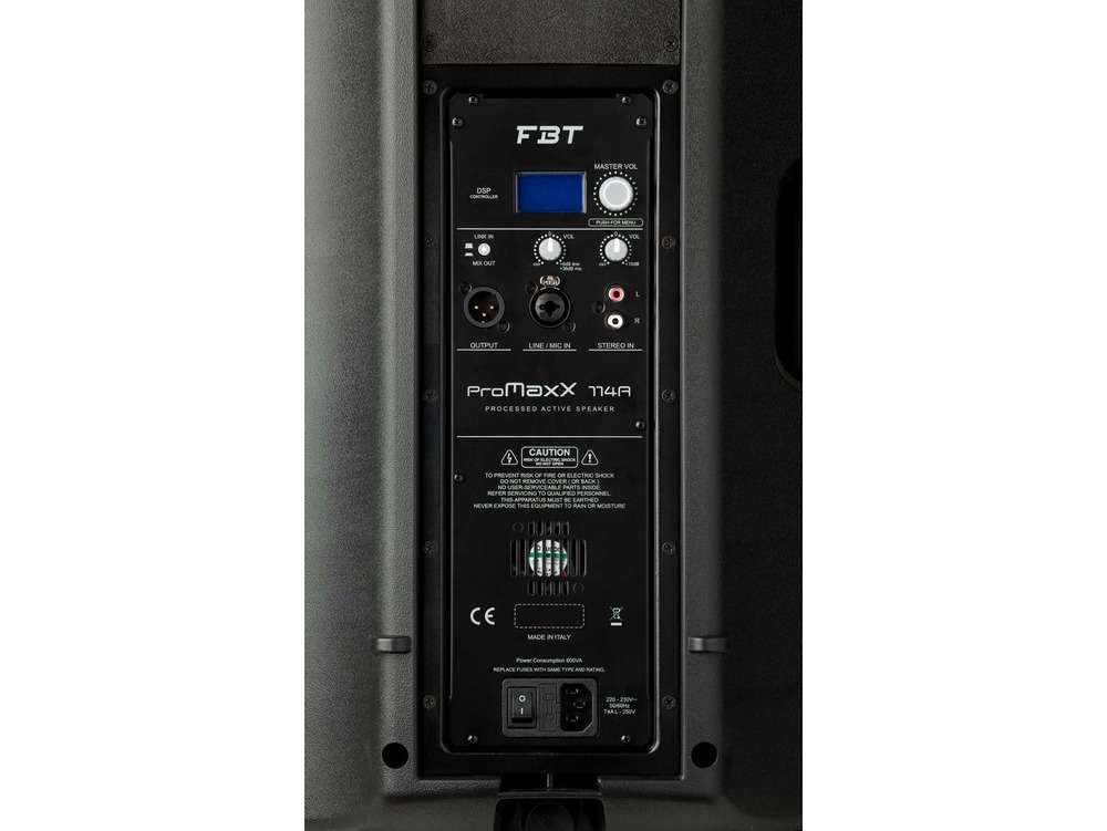 FBT Audio ProMaxX 114A Active Loudspeaker - Deck Converters
