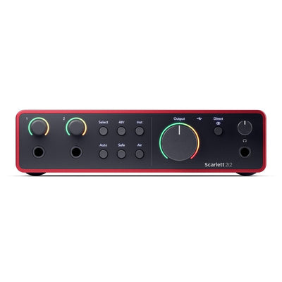 Focusrite Scarlett 2i2 4th Gen USB Audio Interface - Deck Converters