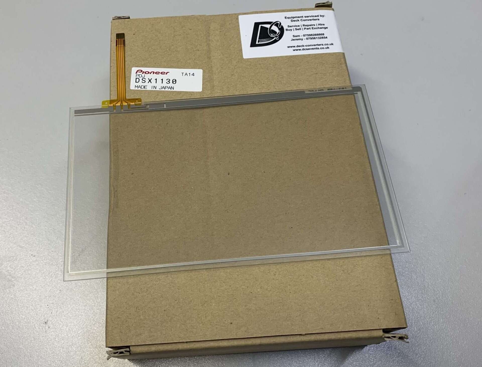 Pioneer CDJ NXS2 XDJ RX2 XDJ 700 Panneau tactile DSX1130