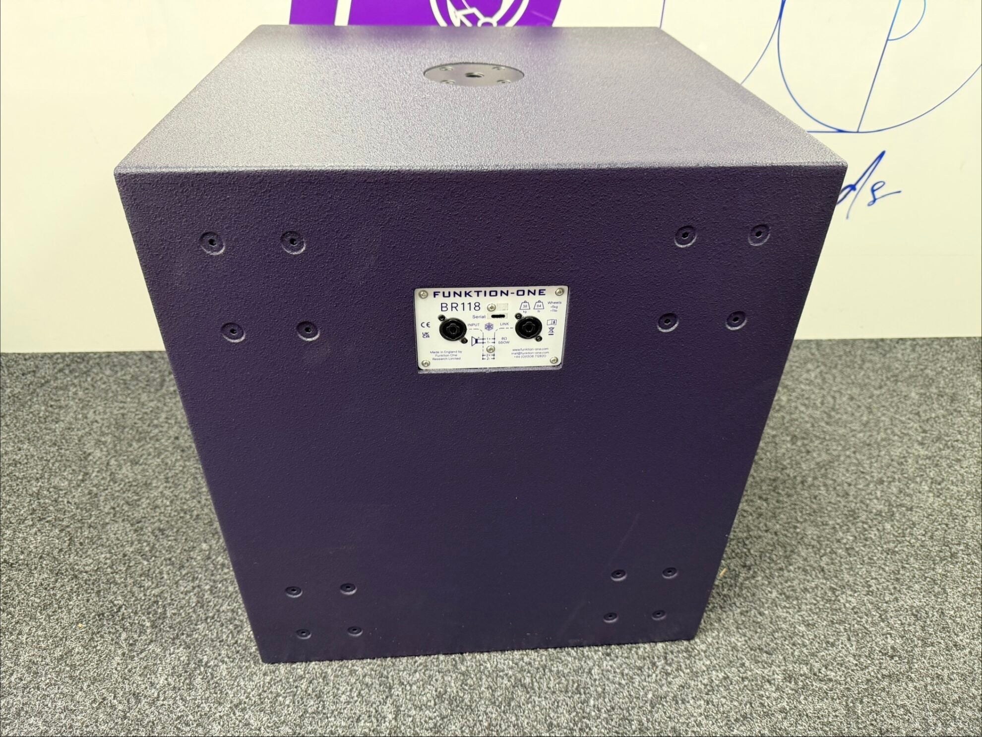 Funktion One BR118 Subwoofer - Violet NL4 - Deck Converters