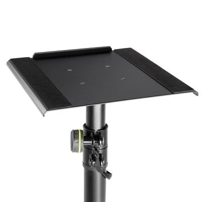 Gravity SP 3202 LR B Studio Monitor Speaker Stand With Large Round Base - Deck Converters