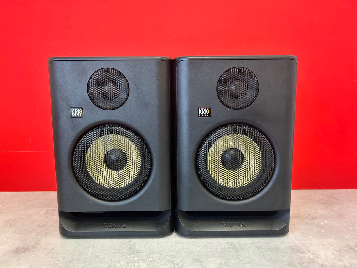 KRK Rockit RP5 G5 Active Studio Monitors Speakers - Pair - Pre Owned - Deck Converters