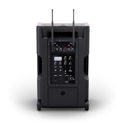LD Systems ANNY® 10 HHD 2 B8 - 10" Portable battery-powered Bluetooth PA system with mixer and 2x wireless handheld microphones - Deck Converters