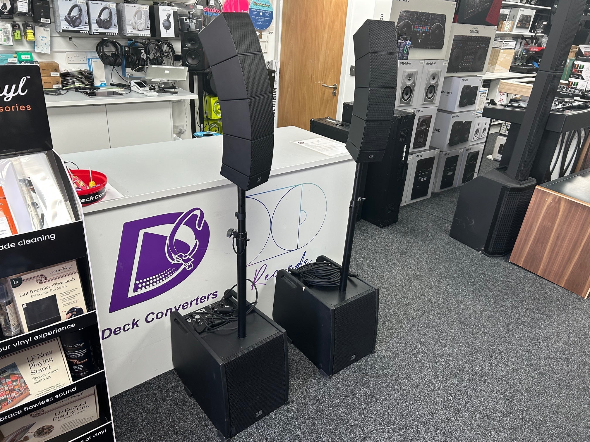 LD Systems CURV 500 PS Portable Line Array Stereo PA System - Pre Owned - Deck Converters