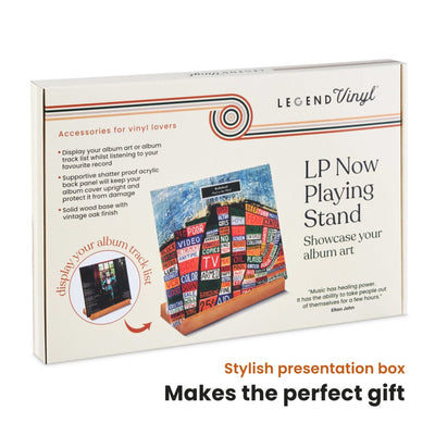 Legend Vinyl LP “Now Playing” Display Stand - Deck Converters