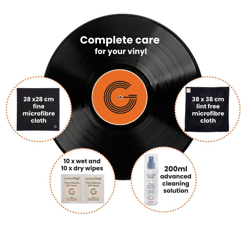 Legend Vinyl - Vinyl Record Cleaning Kit - Deck Converters