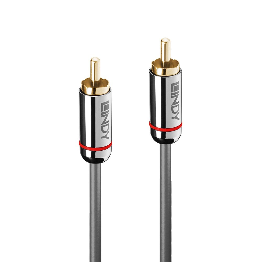 Lindy Digital Phono Audio Cable, Cromo Line, 3m - Deck Converters