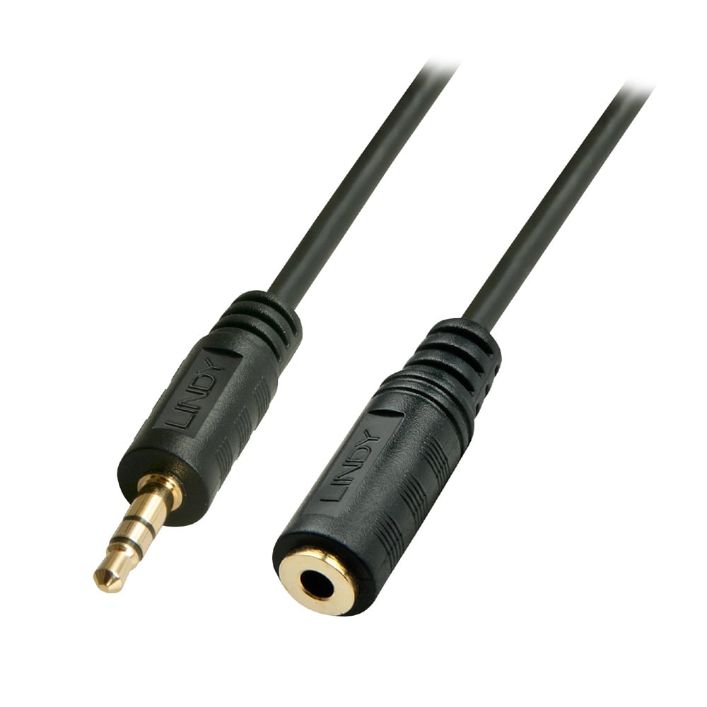 Lindy Premium Audio 3.5mm Jack Extension Cable 7.5M - Deck Converters