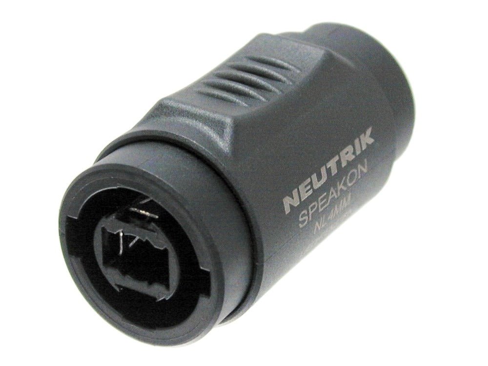 Neutrik 4 Pole Lockable Speakon Coupler NL4MMX - Deck Converters