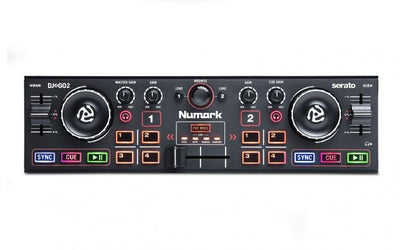 Numark DJ2GO2 Pocket DJ Controller with Audio Interface - Deck Converters