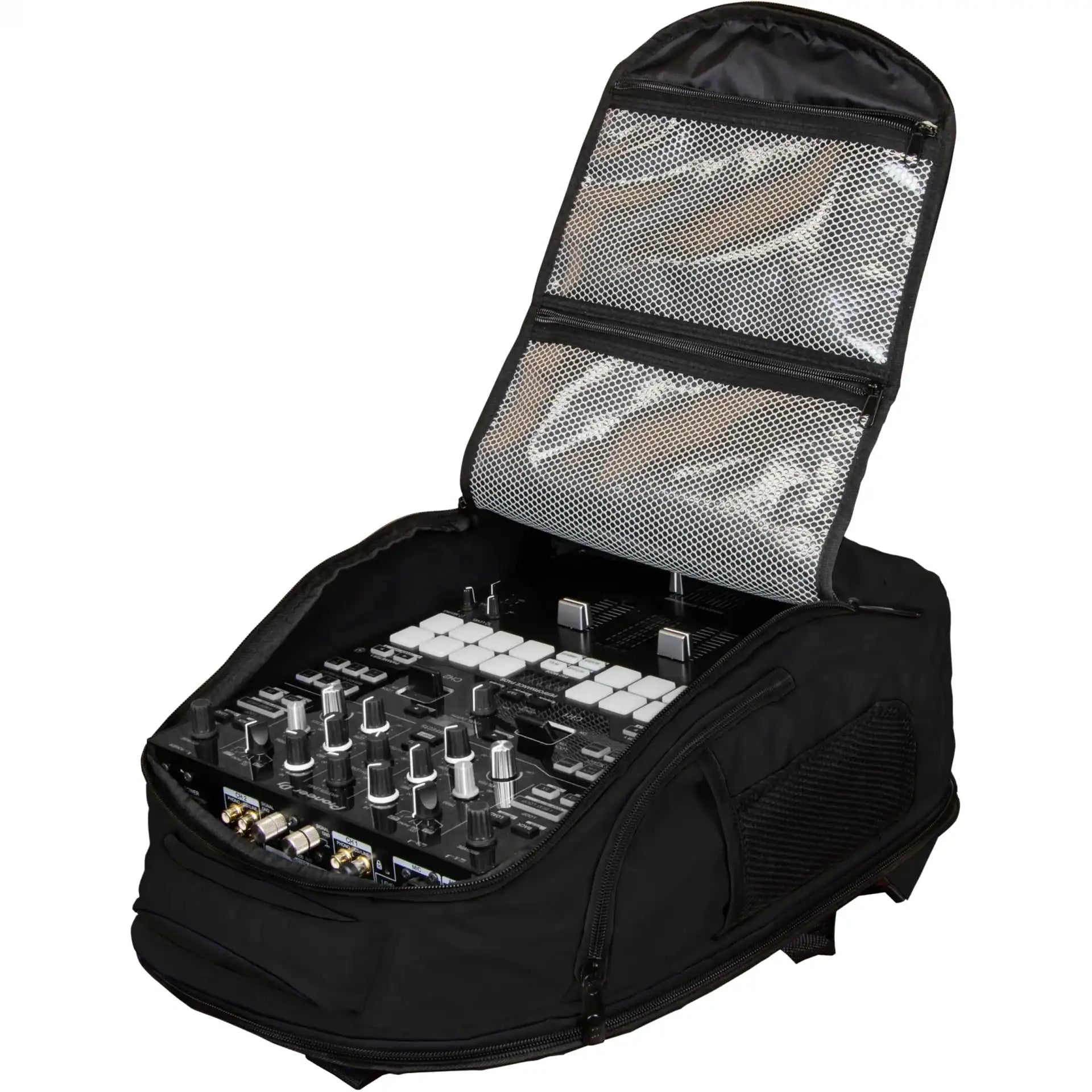 Odyssey BPBACKTRAKXL DJ Mixer Backpack Black - Deck Converters