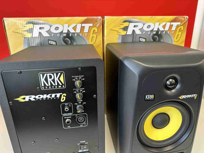 PAIR KRK Rockit RP6 G3 Active Studio Monitors Speakers - Deck Converters