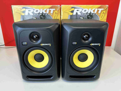 PAIR KRK Rockit RP6 G3 Active Studio Monitors Speakers - Deck Converters