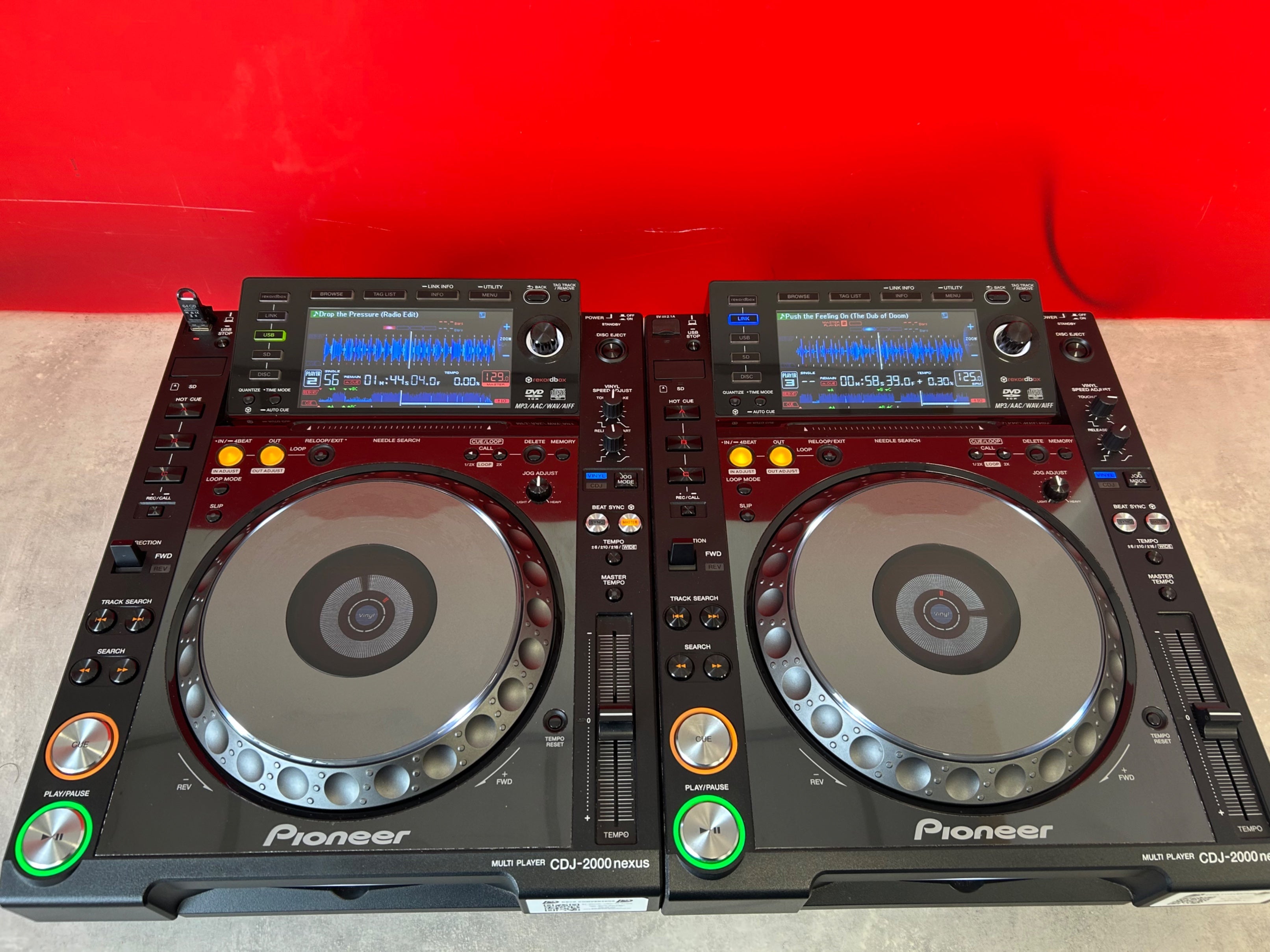 PAIR Pioneer CDJ 2000 Nexus DJ Decks - Deck Converters
