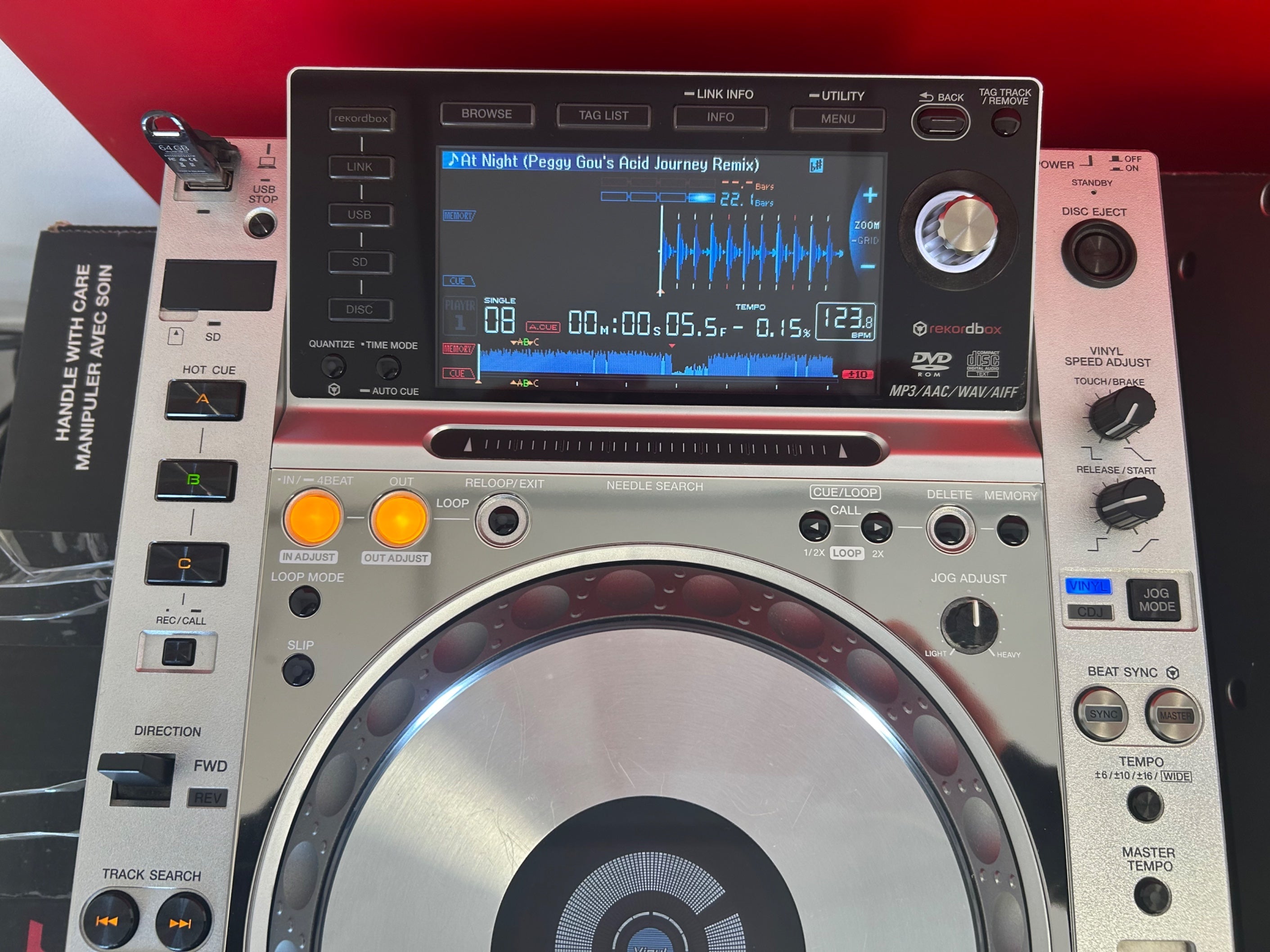 Pair Pioneer CDJ 2000 Nexus DJM 900 Nexus Platinum Limited Edition - Pre Owned - Deck Converters