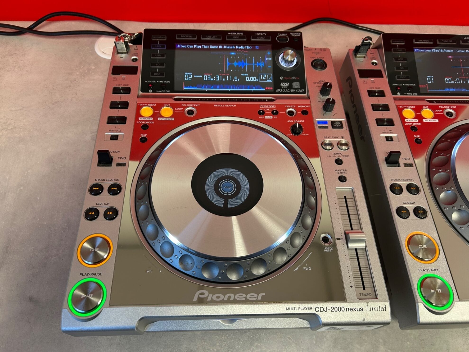 PAIR Pioneer CDJ 2000 Nexus Platinum Limited Edition - Pre Owned - Deck Converters