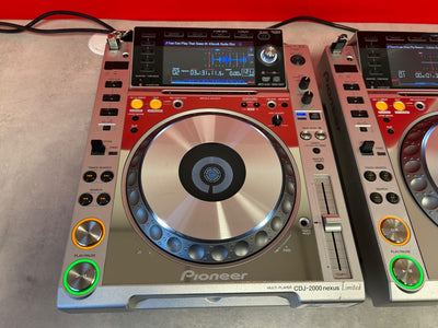 PAIR Pioneer CDJ 2000 Nexus Platinum Limited Edition - Pre Owned - Deck Converters