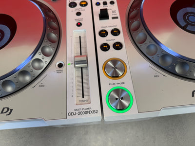 PAIR Pioneer CDJ 2000 NXS2 Limited Edition White DJ Deck - Deck Converters