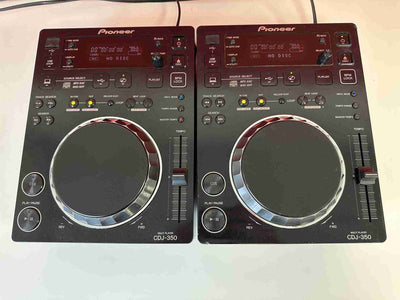 Pair Pioneer CDJ - 350 Compact DJ Multi Player - Deck Converters