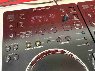 Pair Pioneer CDJ - 350 Compact DJ Multi Player - Deck Converters