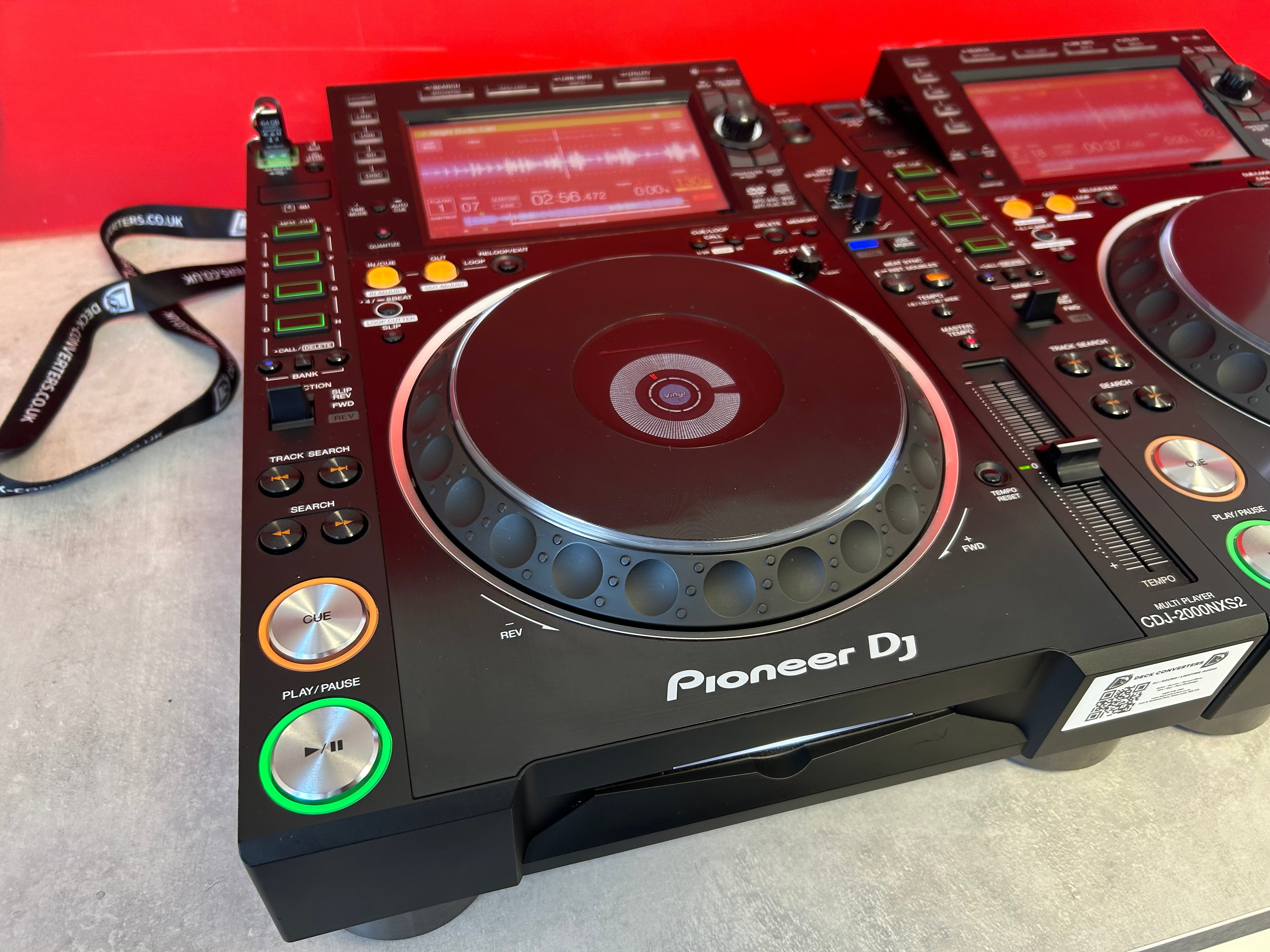 PAIR Pioneer DJ CDJ 2000 NXS2 Professional DJ Decks Pre Owned - Deck Converters