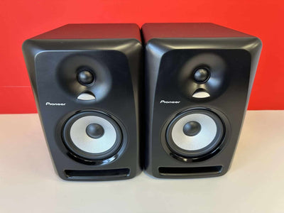 Pair Pioneer DJ S - DJ50X DJ Monitors - Deck Converters