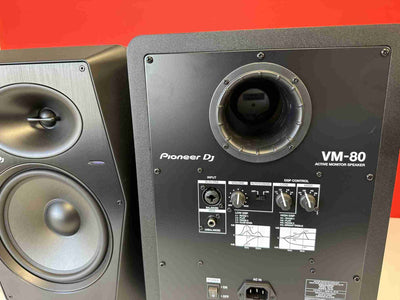 PAIR Pioneer VM - 80 DJ Studio Monitors - Pre Owned - Deck Converters