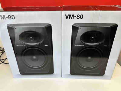 PAIR Pioneer VM - 80 DJ Studio Monitors - Pre Owned - Deck Converters