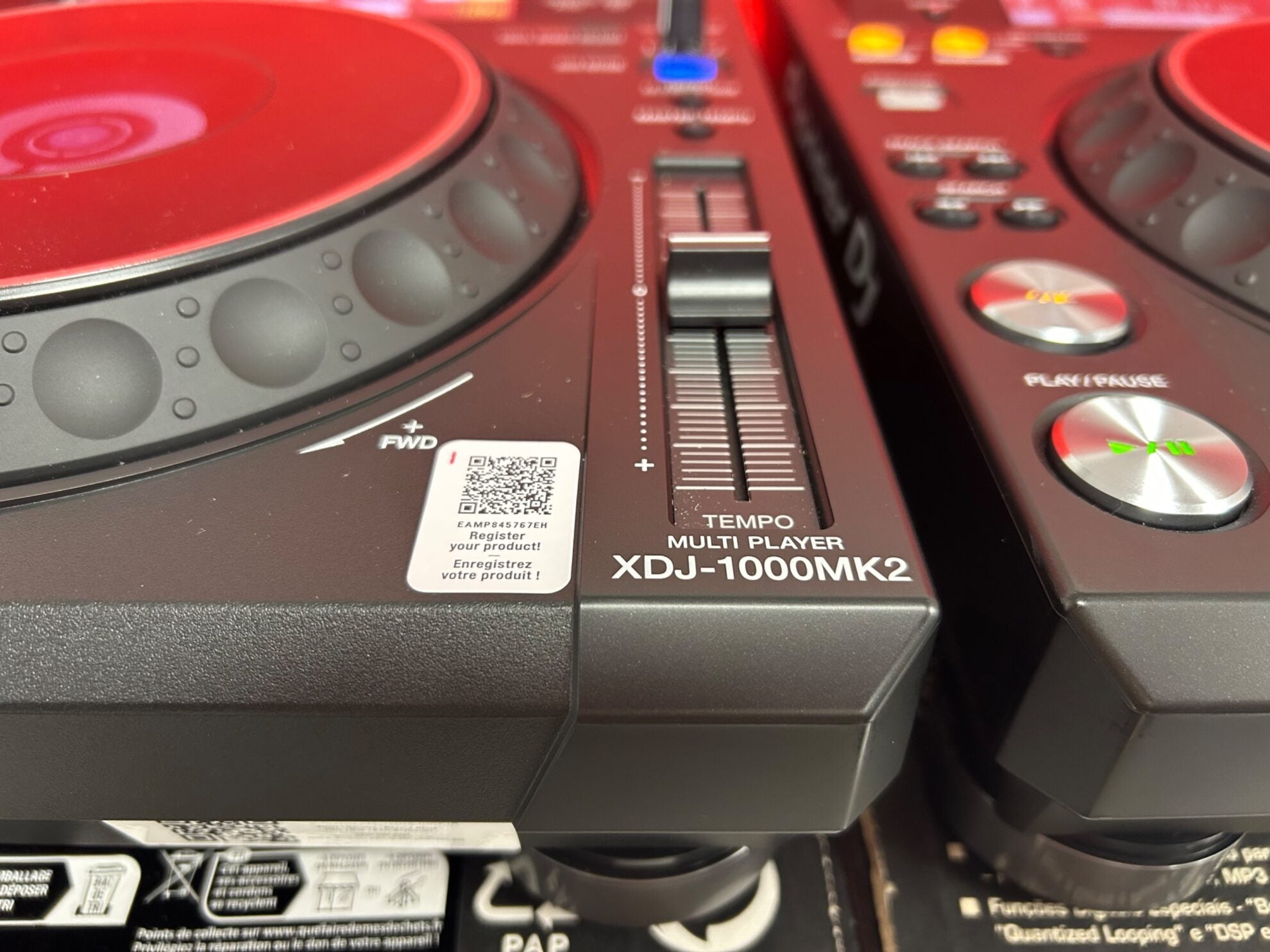 Pair Pioneer XDJ 1000 MK2 - Pre Owned - Deck Converters