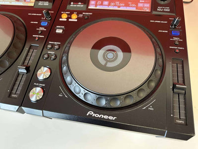 Pair Pioneer XDJ 1000 USB DJ Decks - Deck Converters