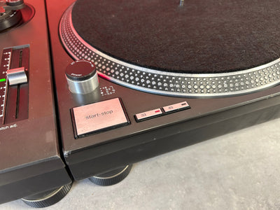 Pair Technics SL 1210 MK2 Turntables - Deck Converters