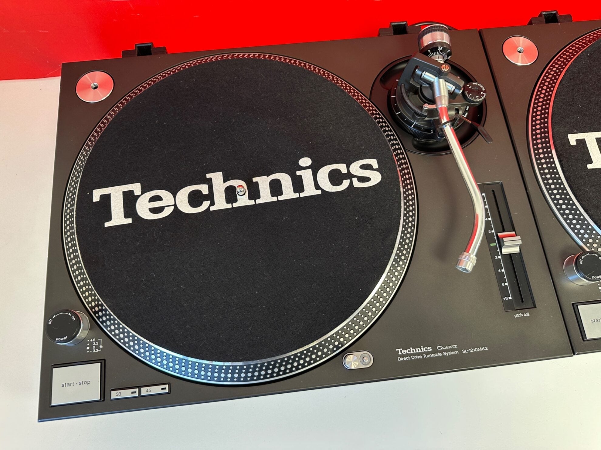Pair Technics SL 1210 MK2 Turntables – Deck Converters