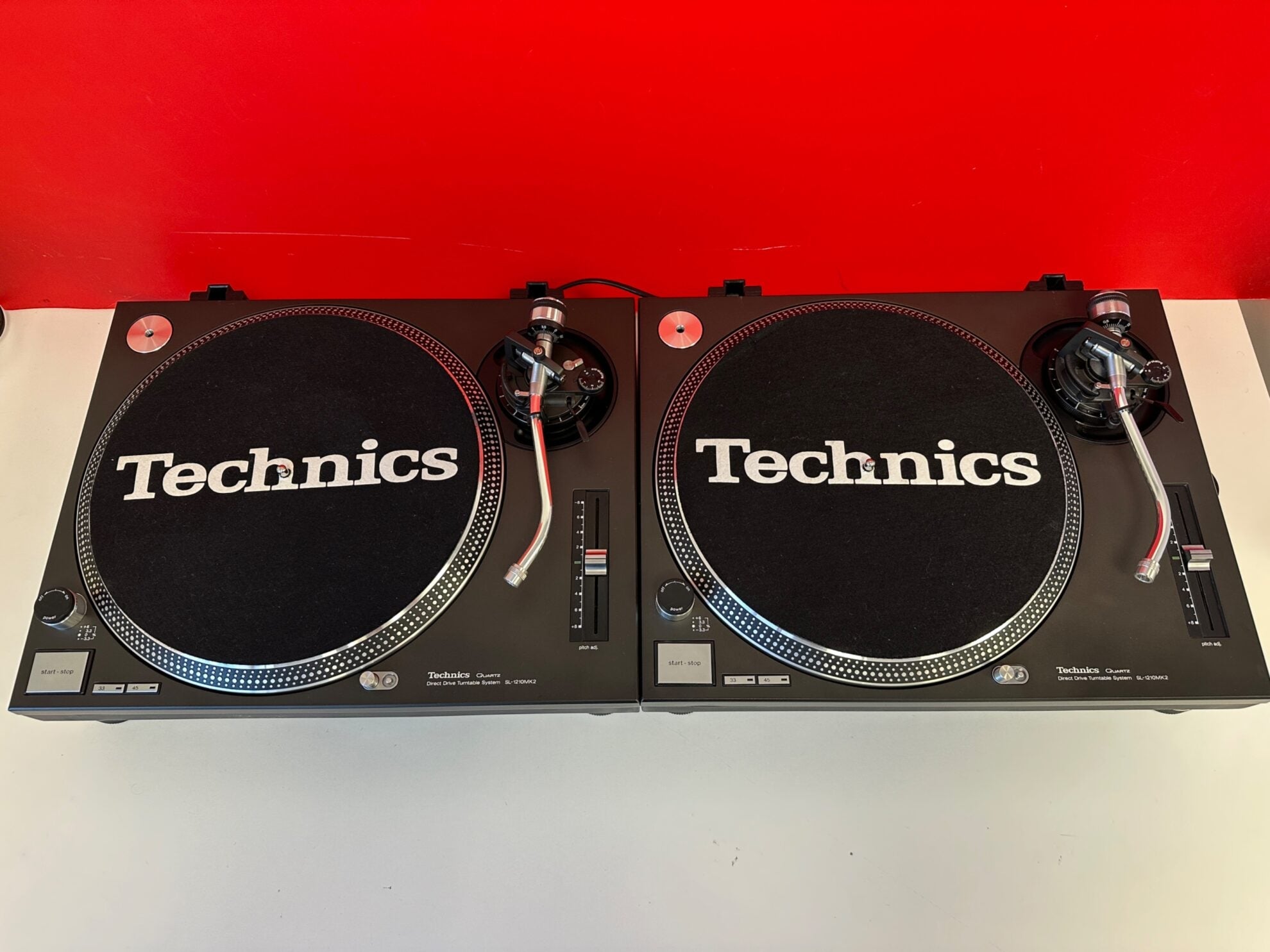 Pair Technics SL 1210 MK2 Turntables – Deck Converters