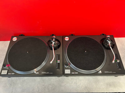 Pair Technics SL 1210 MK2 Turntables - Deck Converters