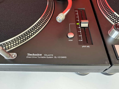 Pair Technics SL 1210 MK5 Turntables - Deck Converters