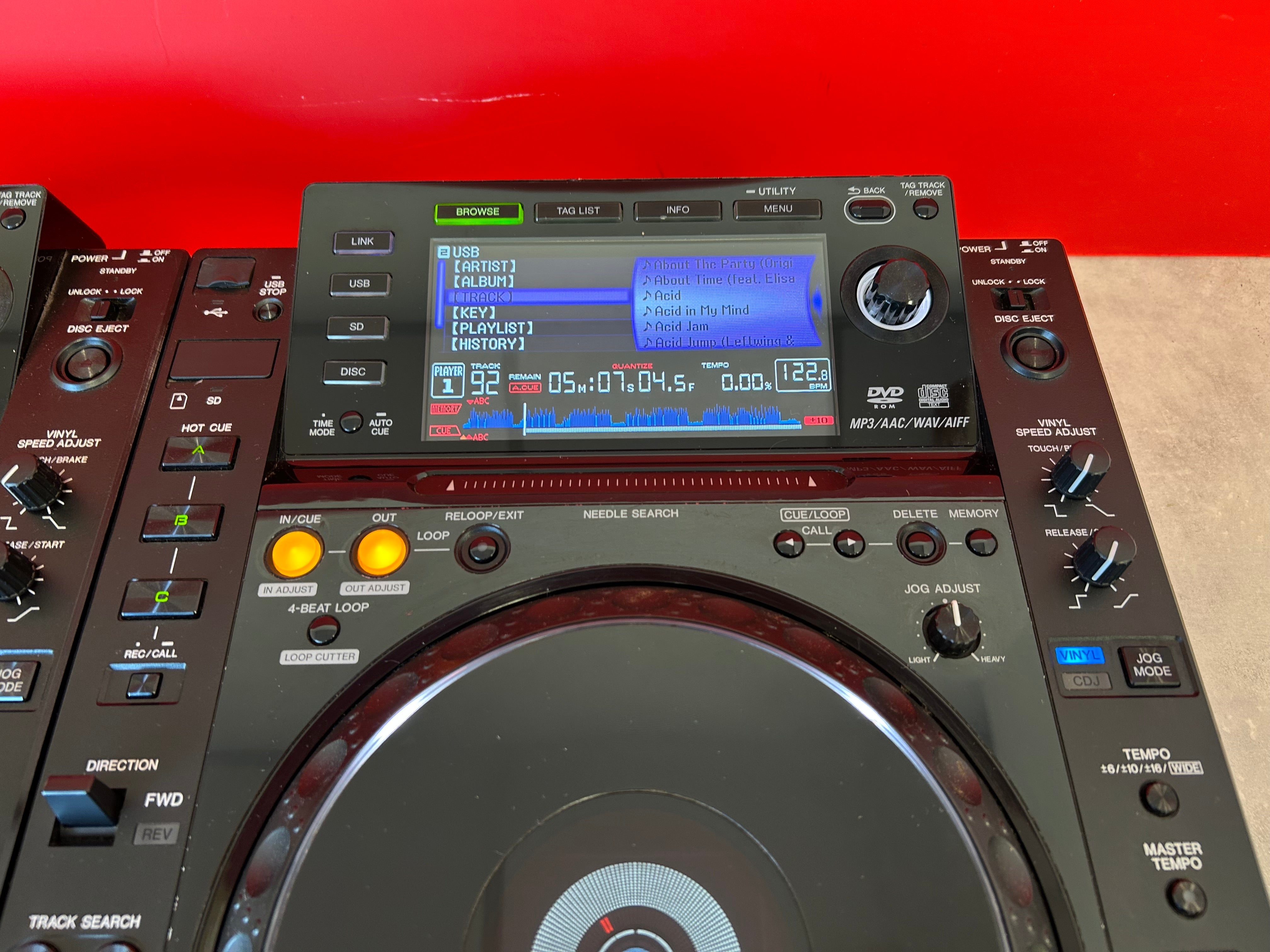 Pioneer CDJ 2000 DJ Decks PAIR - Pre Owned - Deck Converters