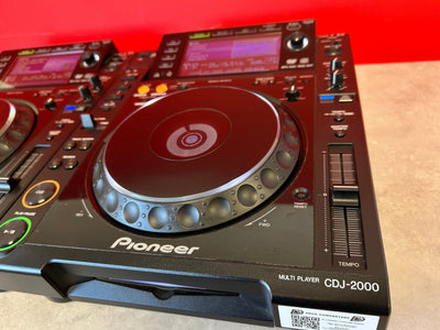 Pioneer CDJ 2000 DJ Decks PAIR - Pre Owned - Deck Converters