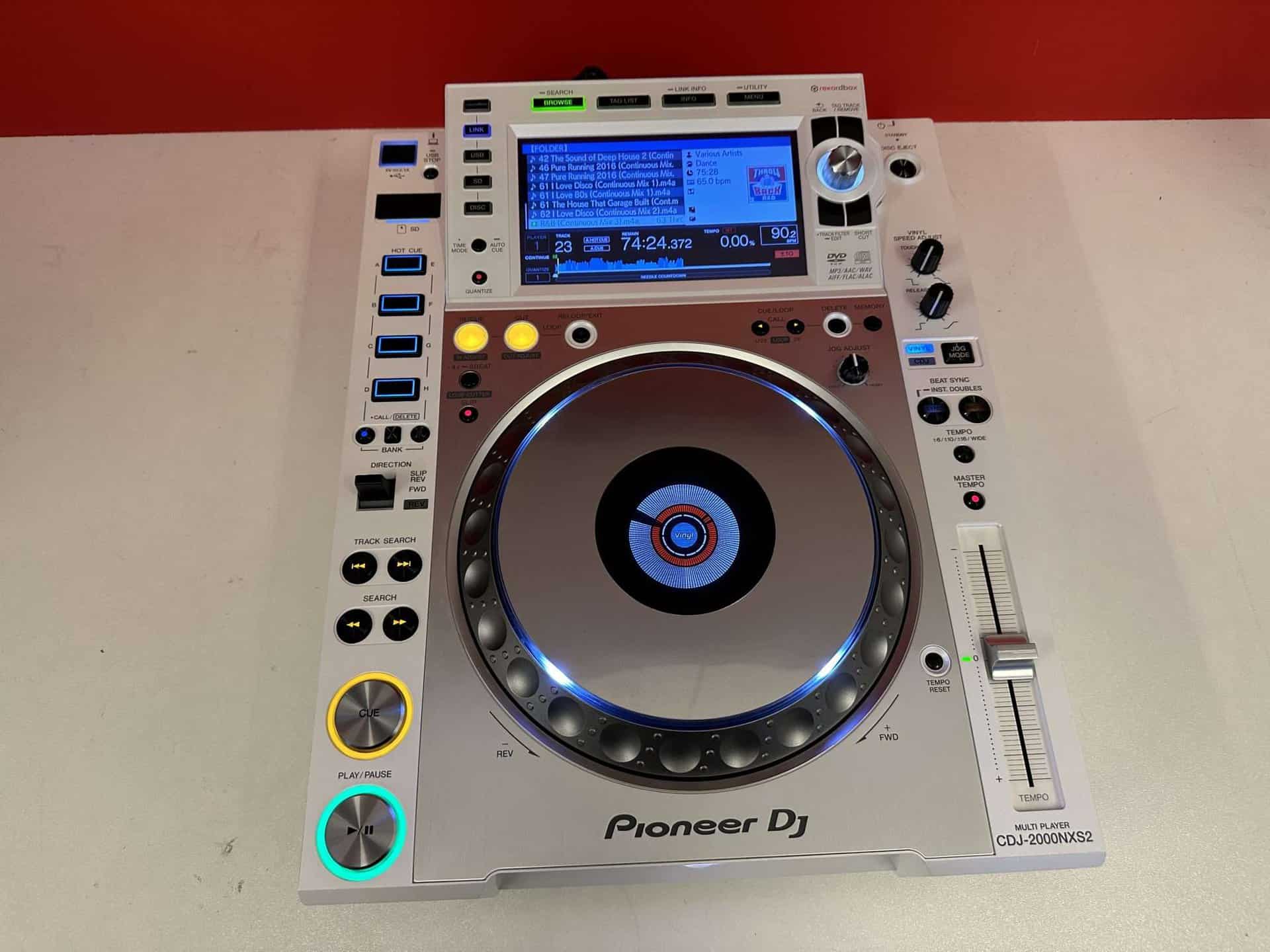 Pioneer CDJ 2000 NXS2 Limited Edition White Professional DJ Deck - Deck Converters