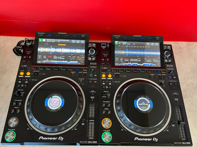 Pioneer CDJ 3000 DJ Decks Pair - Pre Owned - Deck Converters