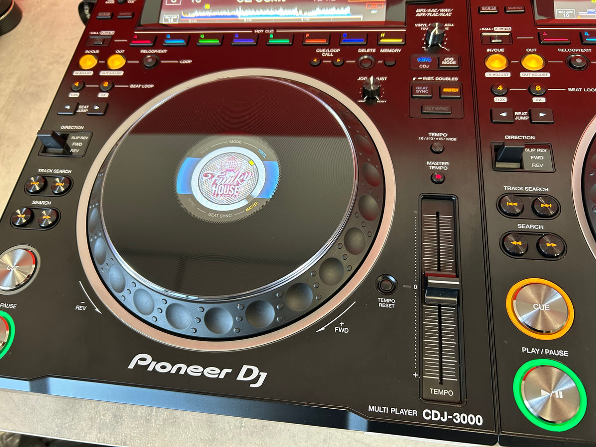 Pioneer CDJ 3000 DJ Decks Pair - Pre Owned - Deck Converters